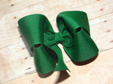 Large Hunter Green Boutique Bow