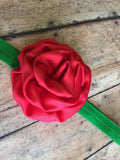Red and Green Headband
