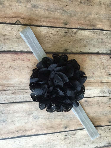 Black and Silver Headband