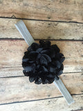Black and Silver Headband