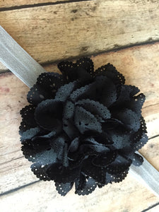 Black and Silver Headband