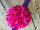 Pink and Purple Headband