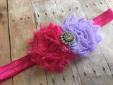 Pink and Purple Headband