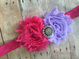 Pink and Purple Headband