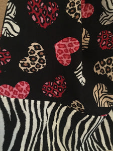 Animal Print Hearts Pillowcase Dress