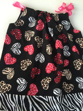 Animal Print Hearts Pillowcase Dress