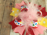 OTT Valentines Red and Pink Bow