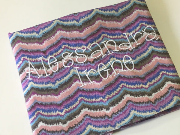 Monogrammed Baby Blanket