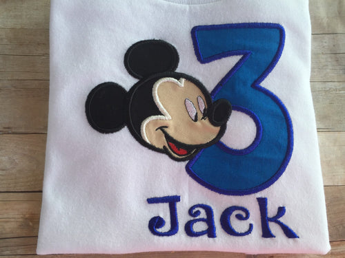Mouse 3rd Birthday Shirt