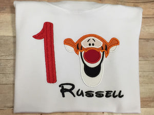 Tigger shirt , winnie the pooh shirt , tiger shirt , tigger birthday shirt