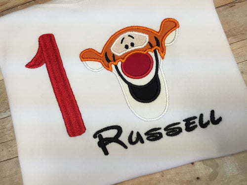Tigger shirt , winnie the pooh shirt , tiger shirt , tigger birthday shirt