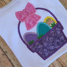 Girls Easter basket shirt