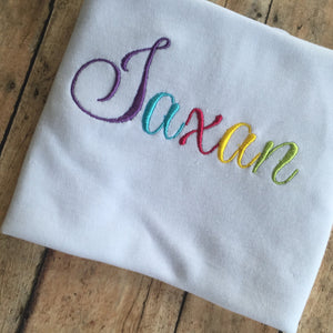 Monogrammed shirt or onesie