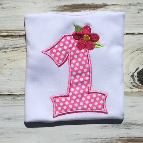 Girls 1st Birthday Shirt