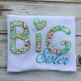 Size 3T short sleeve Big sister shirt