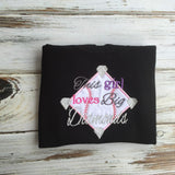 This Girl Loves Big Diamonds Baseball shirt or Softball Shirt