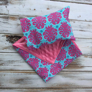Doll Pillow and Blanket set