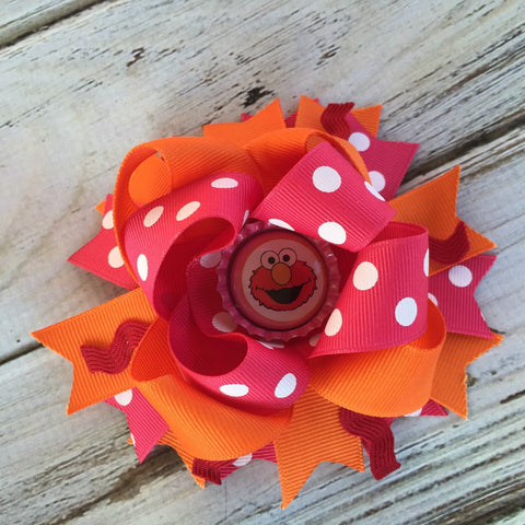 Over The Top Red Monster Bow