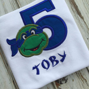 Ninja Turtle Birthday Shirt
