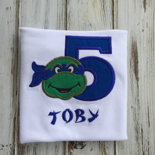 Ninja Turtle Birthday Shirt