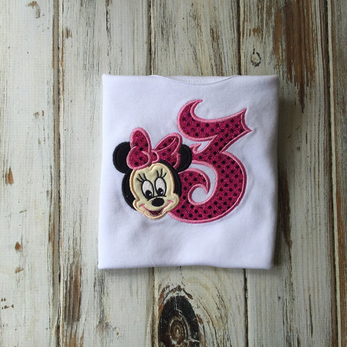 Minnie mouse Birthday Shirt