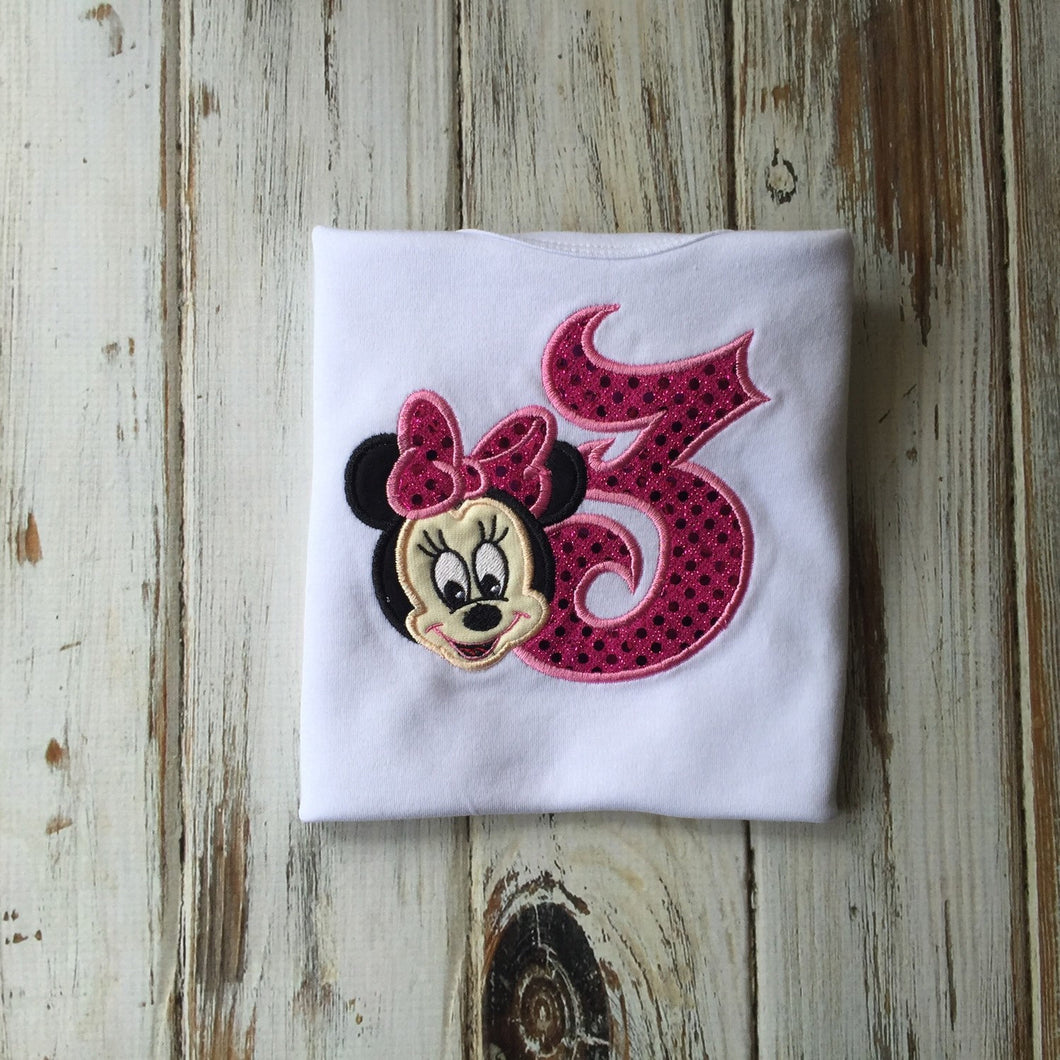 Minnie mouse Birthday Shirt