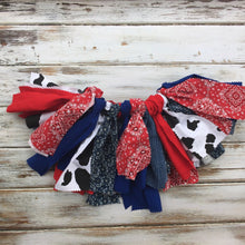 Cowgirl Rag skirt, fabric strip skirt