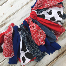 Cowgirl Rag skirt, fabric strip skirt