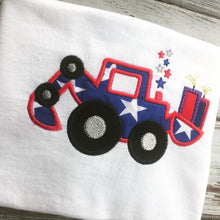 Boys 4th of July Shirt, Patriotic Construction Shirt