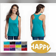 Woman's Monogrammed Racer Back Tank Top