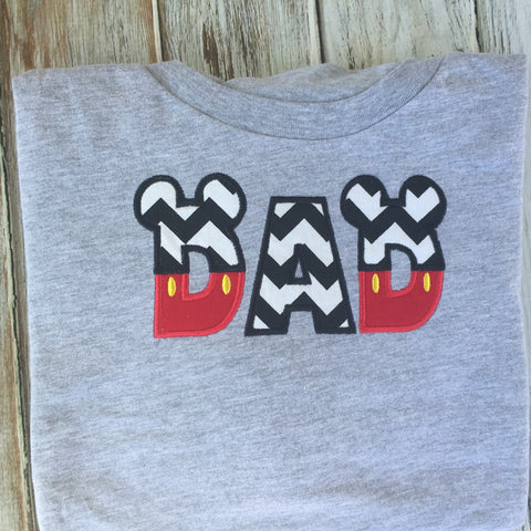 Dad Mr Mouse Shirt