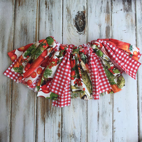 Farmers Market Fabric tutu