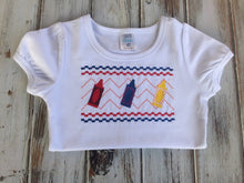 Smocked crayon shirt