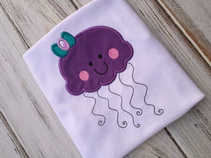 Girls jellyfish shirt or onesie