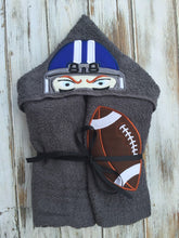 Football Player hooded towel