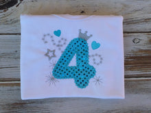 Girls 4th Birthday Shirt