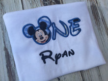 Mickey 1st birthday shirt or onesie