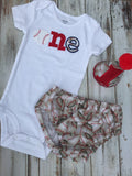 Baseball 1st birthday smash cake outfit
