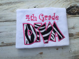 Girls Back to school shirt, 4th Grade Diva