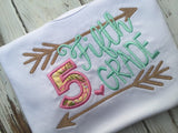 Girls Back to school shirt