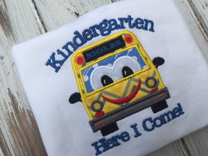Kindergarten here I come shirt
