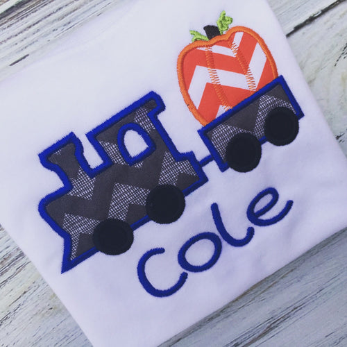 Boys Pumpkin Shirt