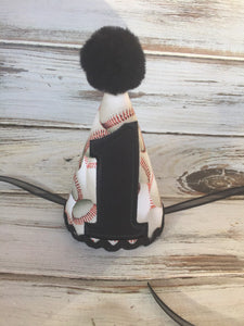 Baseball birthday hat