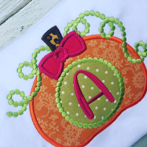 Pumpkin monogram Shirt