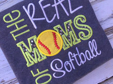 Real moms of softball shirt