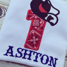 Western 1st birthday shirt