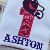 Western 1st birthday shirt