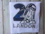 R2D2 Birthday shirt