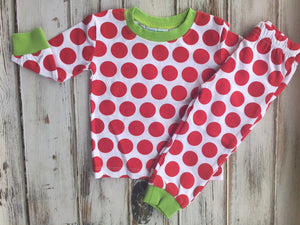 Christmas pajamas, size 6 months