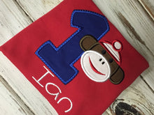 Sock Monkey birthday shirt